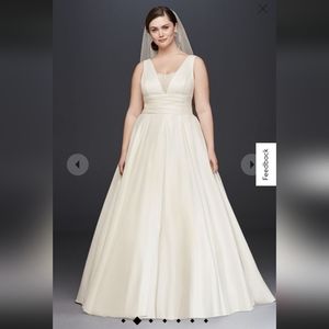 David's Bridal ball gown wedding dress